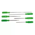 Set surubelnite cu tija patrata - 6 Piese plate 3.5x75 5x100 5x150 6x200 mm cruce PH1x75 PH2x100 mm MEGA