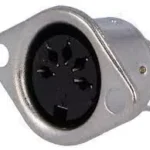 Soclu DIN mama mufa pini 5 180 drept cu lipire