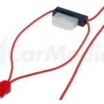 Splitter auto ATM 8A siguranta mini x1 0.75mm2 culoare rosu 4CarMedia