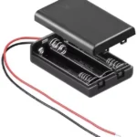 Suport baterie 3x AAA R3 cu capac si fire Goobay