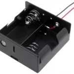 Suport baterii 2x D R20 cu terminal cablu 150mm COMF BH-121-1A