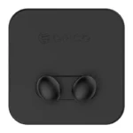 Suport cabluri Orico WT2 negru silicon banda adeziva aplicata 1 locas cablu 60x60x23mm 2 suporti