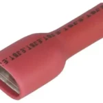 Terminal papuc plat 4.8mm 0.5mm mama 0.5/1.5mm2 crimpat pe cablu rosu JST LVDDF1.25-187A-5