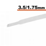 Tub termocontractibil alb 3.5 mm/ 1.75 mm 0.5m