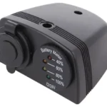 Voltmetru si soclu bricheta auto x1 7-33VDC neagra SCI A13-144DA254HD-BB3