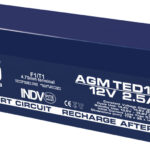 Acumulator AGM VRLA 12V 2.5Ah plumb acid 178x34x60 mm F1 terminal TED Battery Expert Holland