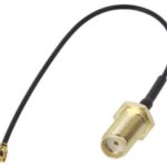 Cablu adaptor IPEX mama 90 grade - SMA mama drept 50cm JC Antenna AD.ANT.021.4