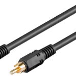 Cablu digital audio coaxial RG59 RCA S/PDIF 5m tata-tata Goobay 50435