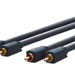 Cablu Profesional 2x RCA - 2x RCA 2m OFC cupru dublu ecaranat aurit Clicktronic 70379
