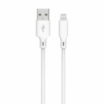Cablu USB2.0 A tata - Lightning 2m 2.4A alb Well