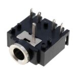 Conector 3.5mm stereo jack montabil pe panou cu intrerupator Valueline JC-128