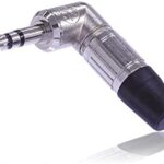 Conector Jack 3.5 mm stereo tata in unghi de 90 grade Neutrik NTP3RC