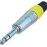 Conector JACK 6.35 mm stereo tata Neutrik NP3C