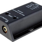 Convertor HI-LOW nivel semnale difuzor la 2x RCA audio aurit 40W intrare cabluri 4CarMedia