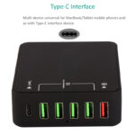 Incarcator retea max. 8A 5x USB USB QC3.0 +USB TYPE C si power