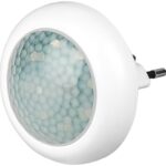 Lumina de noapte LED 1W alb rece 6400K cu detector de miscare PIR 5m 230V alb Goobay 96501