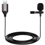 Microfon lavaliera cu clip Sandberg 126-19 USB 2m negru