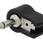 Mufa Jack 3.5 mm tata mono piste 2 in unghi 90 grade pe cablu LUMBERG WKLS 2