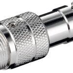 Mufa microfon XLR tata NC4 4 pini pe fir Goobay