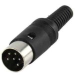 Mufa tata DIN 6 Pini pe cablu