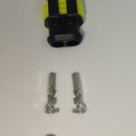 Set conector cablu Superseal 1.5 mama mufa 2 pin 2 pini inclusi + 2 garnituri incluse IP67 TE Connectivity 282080-1-SET-F