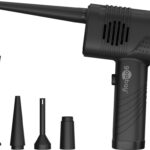 Suflanta de aer mobila 35000rpm pentru curatare fara contact a accesoriilor PC etc.Goobay 61667