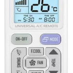 Telecomanda universala pentru aparate de aer conditionat Well Homy cu panou solar